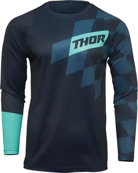 Youth Sector Bird Jersey - Midnight/mint - 2xs Green 2XS Reducere specială