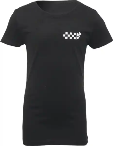 Girl‘s Checkers T-shirt Black XL Noutate