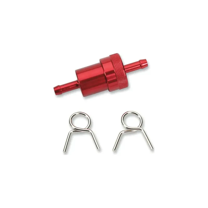 Filtru combustibil din aluminiu anodizat rosu Promoție
