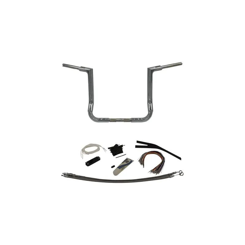 1-1-2 Ez Install Flat Top Handlebar Kit Silver Ofertă limitată