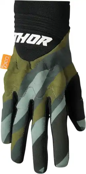 Nu rata Manusi Thor Rebound Black/Camo Green S