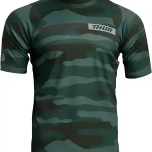 Tricou MTB Thor Assist Green Camo L Reduceri