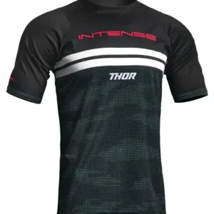 Tricou MTB Thor Intense Assist Decoy Black/Camo Green L Noutate
