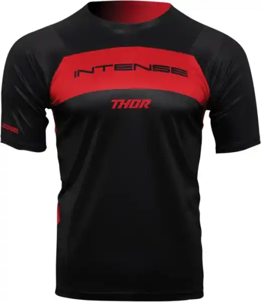 Tricou MTB Thor Intense Dart Black/Red L Preț mic