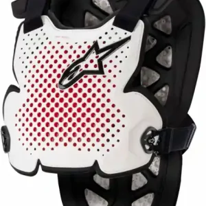 Armură Alpinestars A-1 Roost Guard Alb/Negru/Roșu XL/2XL Preț mic
