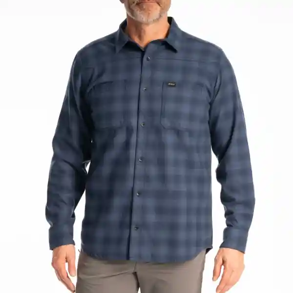 Calitate înaltă Table Rock Midweight Flannel Shirt Imperial Blue - Monument (Non-Current)