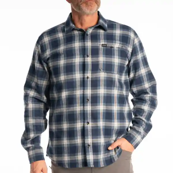 Alderson Midweight Flannel Shirt Red Orange - Deep Lagoon (Non-Current) Disponibil imediat
