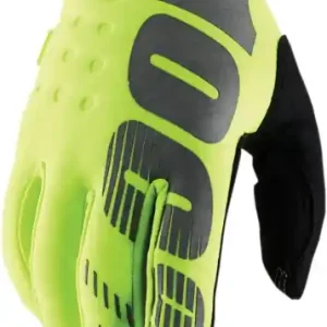 Doar azi Manusi copii 100% Brisker Black/Fluorescent Yellow XL