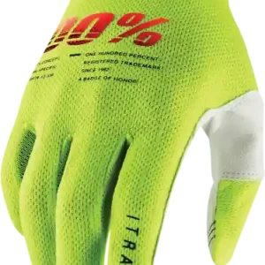 Manusi copii 100% i-Track Fluorescent Yellow S Plată securizată