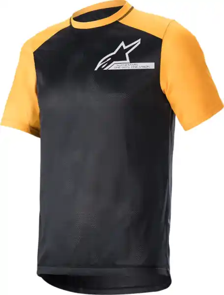 Calitate înaltă Tricou MTB Alpinestars Alps 4.0 V2 Black/Tangerine/White S
