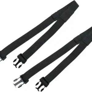 Tie-down Strap Set For Tail Bags Black Retur gratuit