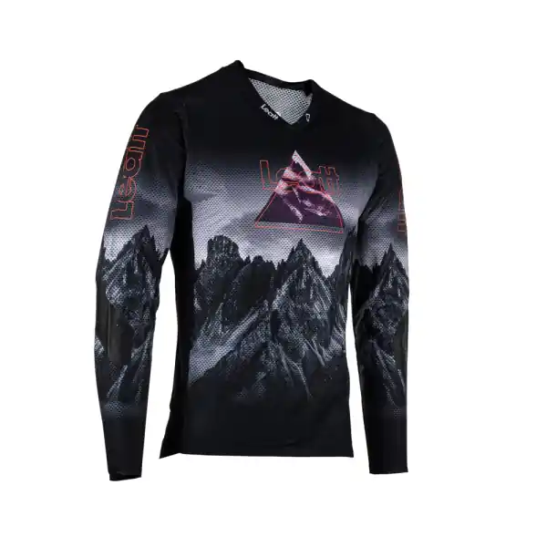 Tricou MTB Leatt Gravity 4.0 Alpine Black S Super ofertă