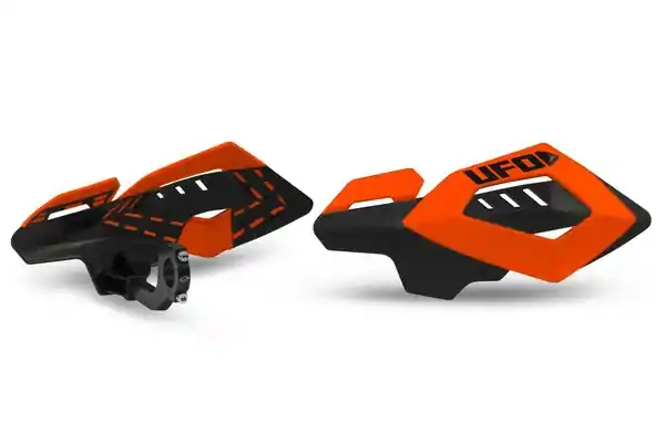 Arce universale pentru protecții de mâini pentru motocross, portocaliu fluorescent Premium