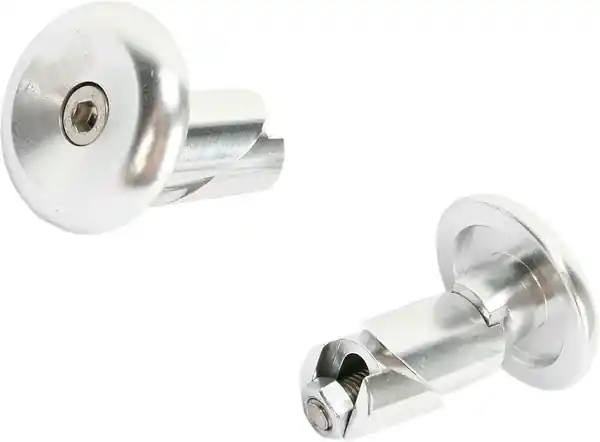 Dop pentru capătul ghidonului din aluminiu, argintiu Preferatul clienților