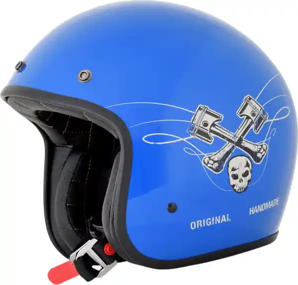 Fx-76 Raceway Vintage Helmet Gloss Denim/bone 2x-large Gloss 2XL Popular