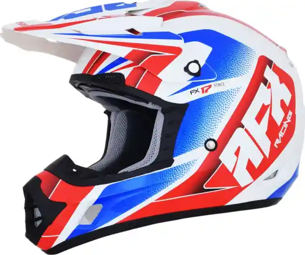 Fx-17 Force Offroad Helmet Red/white/blue 2x-large Blue, Multi, Red, White 2XL Reducere
