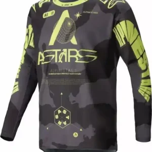 Livrare expres Tricou Alpinestars Racer Hollow Camo/Yellow S