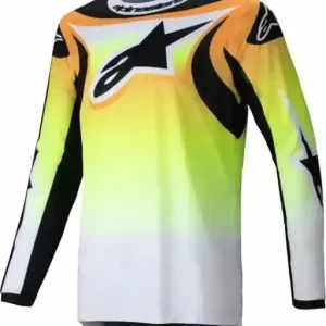 Alpinestars Fluid Wurx Jersey Black, Yellow 2XL Reducere de preț