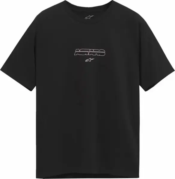 Alpinestars Bold Type Back Csf T-shirt Black 2XL Ofertă exclusivă