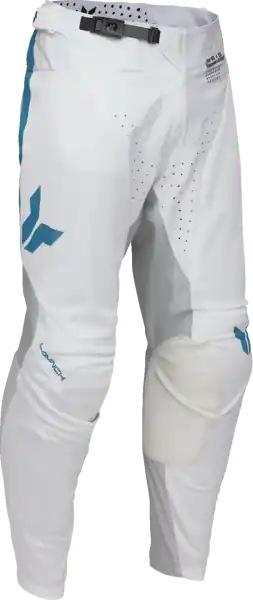 Pantaloni Enduro Thor Launchmode Vented Raid White/Gray 32 Preferatul clienților