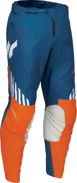 Pantaloni Enduro Thor Launchmode Zone Orange/Blue 36 Lichidare de stoc