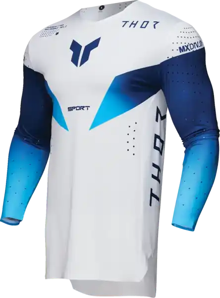 Tricou Enduro Thor Sportmode Strike White S Cel mai bun preț