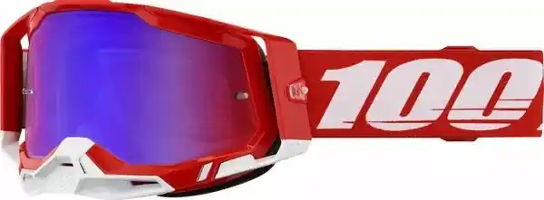 100% Racecraft 2 Goggle Red ONE SIZE Lichidare de stoc