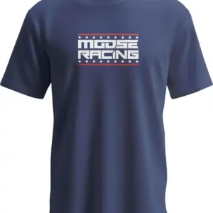 Tricou MOOSE RACING All-american Blue 2XL Retur ușor