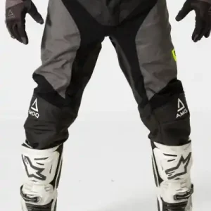 AMOQ Ascent Pants Grey/Black/HiVis 28 28 Cel mai vândut