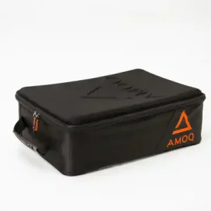 AMOQ Hardshell Goggle Bag Black/Orange Reducere extra