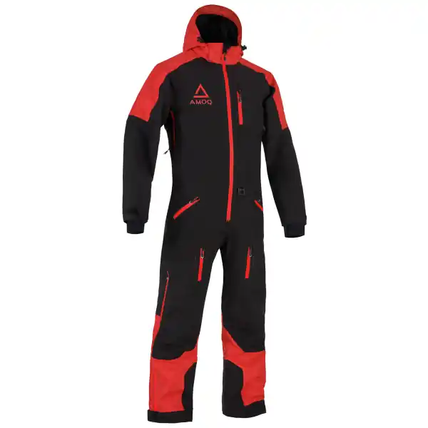Noutate Costum integral AMOQ Void V2 negru/roșu XS