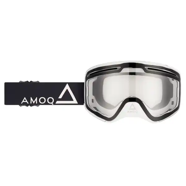 Cel mai bun preț Ochelari de protecție magnetici AMOQ Vision Vent+ negru-alb, sensibili la lumină – lentile transparente (fotocromatici)