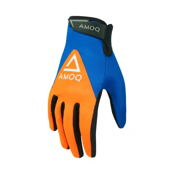Vezi acum Mănuși moto AMOQ Ascent V2 Blue-Orange XS/7