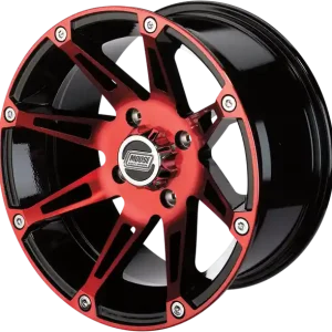 387x Wheel Red, Black 12 x 7 Chilipir