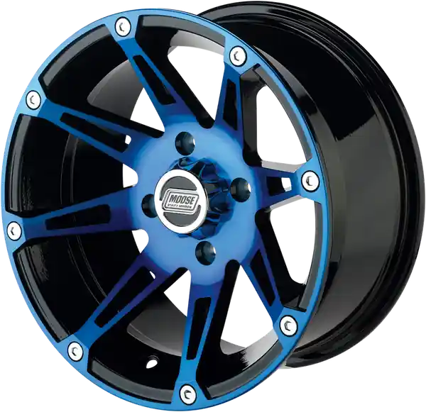 387x Wheel Black, Blue 12 x 8 Ultima șansă