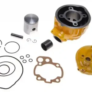 Set motor si chiuloasa Minarelli AM6-70cc, diametru 47mm, cilindru, chiuloasa, piston, segmenti, garnituri Retur ușor