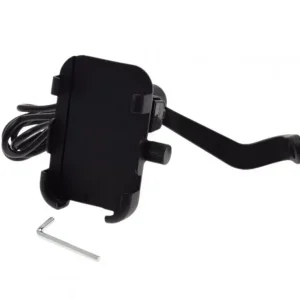 Suport telefon, culoare negru, prindere pe ghidon Calitate înaltă