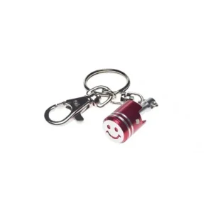 Breloc chei piston, culoare rosie Ofertă limitată