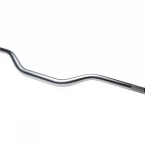 Ghidon enduro/atv aluminiu, prindere 28,5mm, echivalent Renthal H839, culoare argintiu Premium