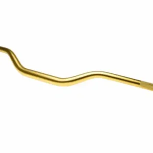 Plată sigură Ghidon enduro/atv aluminiu, prindere 28,5mm, echivalent Renthal H839, culoare auriu