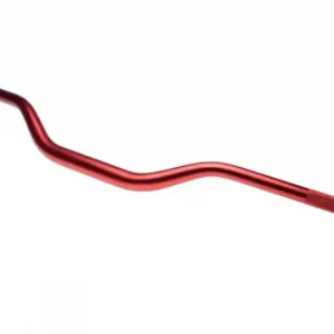 Ghidon enduro/atv aluminiu, prindere 28,5mm, echivalent Renthal H839, culoare rosu Lichidare de stoc