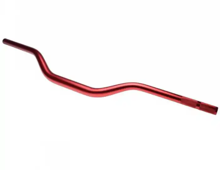Ghidon enduro/atv aluminiu, prindere 28,5mm, echivalent Renthal H839, culoare rosu Lichidare de stoc