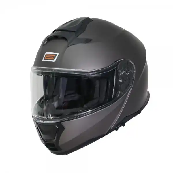 Reducere de preț Casca moto Origine Logic Solid rabatabila cu ochelari, culoare titanium mat, marime XL, ECE 2206