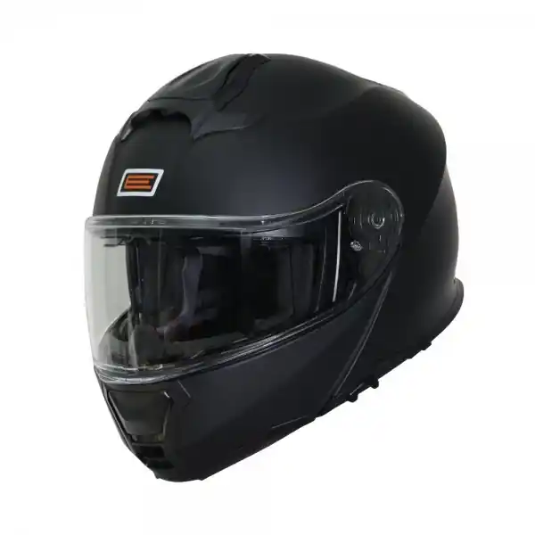 Preț promoțional Casca moto Origine Logic Solid rabatabila cu ochelari, culoare negru, marime M, ECE 2206