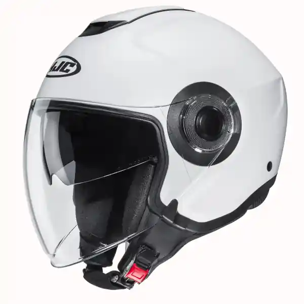 Preț mic Casca HJC i40 Solid Lucios Alb Gri S