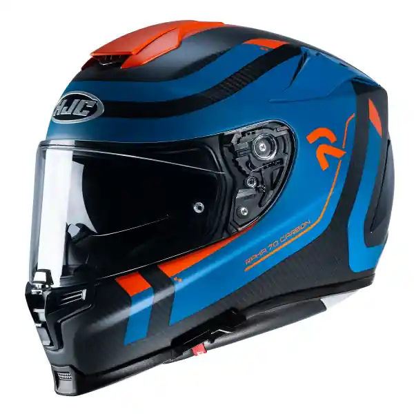 Casca HJC RPHA 70 Carbon Reple Negru Albastru XL Premium