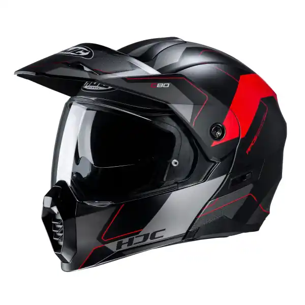Casca HJC C80 Rox Fluo Rosu XXL Ofertă specială