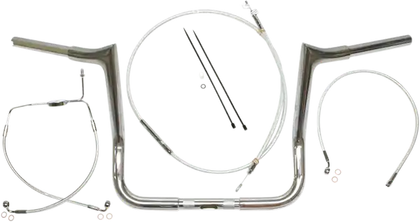 1-1/4(r) Viking Handlebar Installation Kit Silver Disponibil imediat