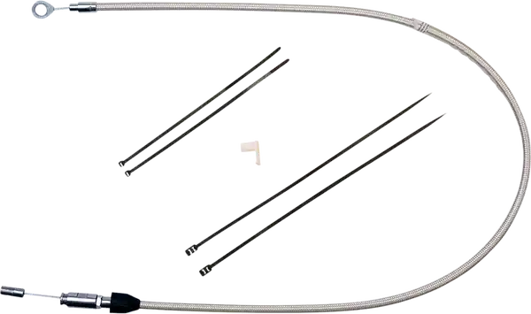 Ultima șansă Polished Stainless Quick Connect Upper Clutch Cable Silver