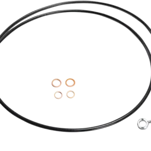 Xr Stainless Upper Brake Line Black, Chrome Oversize [+203 mm (8‘‘)] Doar azi